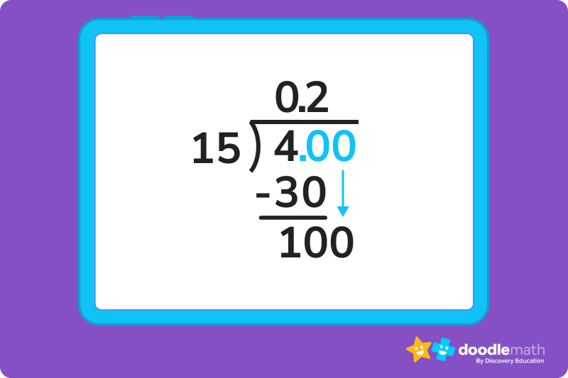 Convert fractions to decimals 4