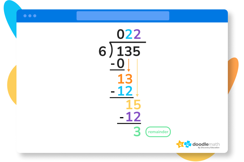How to do long division 12